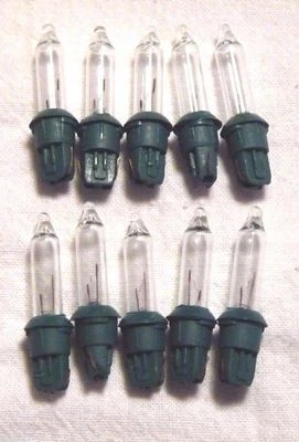 Mini Incandescent Replacement Bulbs 2.5 V  Clear 10 Ct, Loose - Image 1 of 2