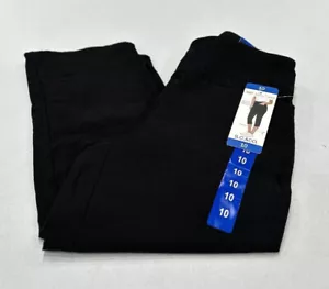 S.C. & CO. Women's 360 Tummy Control Capris Pants, Black, Size 10 - Picture 1 of 3