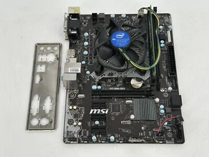 MSI H110M-S03 i3-6100 4GB DDR4 Mainboard Bundle inkl. Blende - Bild 1 von 5