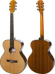 USA Acoustic guitar 4/4 40" M-tunes MTF48H Dreadnought - Picture 1 of 7