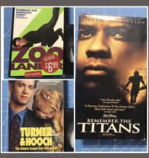 Lot Of 3 VHS Movies Turner & Hooch , Zoolander And Remember The Titans Free Ship