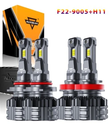 Kit de faros LED bombillas Hi/Lo Canbus 220W 6500K para Kenworth T680 T880 2013-2019 Foto 1 de 4