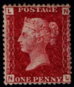 1864 1d Rose-Red SG 43 Pl 213 NL Fresh Fine Mounted Mint Cat. £80.00 - Picture 1 of 1