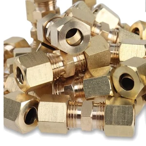 Reliable 1/4-Inch OD Brass Compression Union Set - 30 Piece Collection - Picture 1 of 7