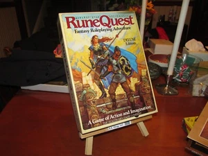RuneQuest RPG Box Set Deluxe Edition Avalon 857 + 2 MODULES, COMPLETE W/O DICE - Picture 1 of 7