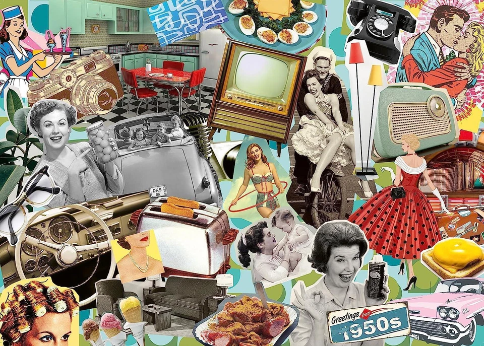 Ravensburger The 50’s Jigsaw Puzzle (1000 Pieces) - Image 1 of 1