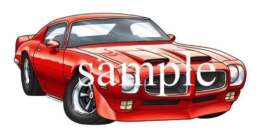 Camiseta FB Formula 1971 réplica dibujos animados #0592 GA Pontiac coche arte automotriz Foto 1 de 1