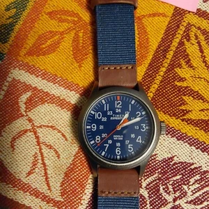 Timex TW4B14100 20MM navy blue watch - Picture 1 of 4