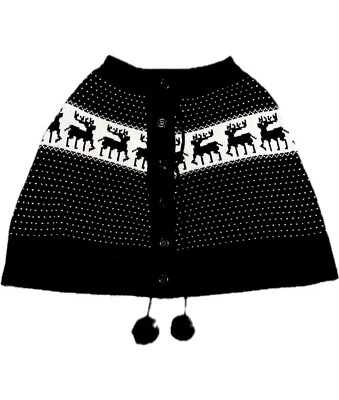 Saia POL Suéter Alce Inverno Tamanho Médio Indie Núcleo de Esqui Exclusivo - Imagem 1 de 3