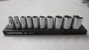 CRAFTSMAN CMMT92004V  10pc Short  1/4" SAE 6pt Socket Set - FREE SHIPPING - Picture 1 of 2