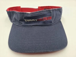 Tommy Hilfiger Sun Golf Visor Adjustable Hat Cap Tennis Baseball Men Women Blue - Picture 1 of 11