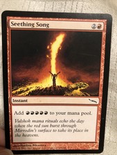 Seething Song Mirrodin NM Red Common MAGIC THE GATHERING MTG CARD