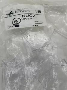 *Lot fo 15* Cooper Bussmann NUC2 Cover - Picture 1 of 1