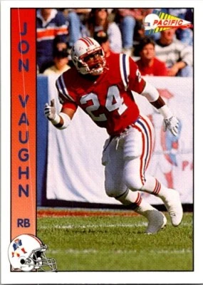 1992 Pacific - Jon Vaughn #195 - Image 1 of 2