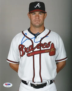 EVAN GATTIS SIGNIERTES AUTO'D 8X10 FOTO PSA/DNA COA HOUSTON ASTROS ATLANTA BRAVES - Bild 1 von 2