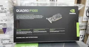 Nvidia Quadro P1000 4GB GDDR5 Graphics Card - 4×mini DisplayPort interface - Picture 1 of 3