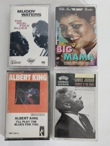 4 Lot Blues Music Cassette Tape Big Mama Albert King Muddy Waters Lonnie Johnson - Picture 1 of 10