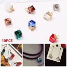 Jewelry Making Glass Spacer Beads Cube Crystal Beads Bracelet Components