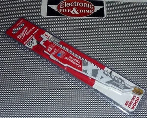 Milwaukee 48-00-5221 SAWZALL The AX 5 TPI 6" Carbide Blades - 1PK - Picture 1 of 2