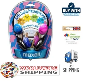 MAXELL KIDS SAFE HEADPHONES -CONTROLLED VOLUME - BRAND NEW RETAIL. BOXED - Picture 1 of 4