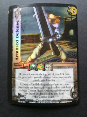 Universal Fighting System Soul Calibur III SCBP 15/44 Armored Defense Foil U/P - Image 1 of 2