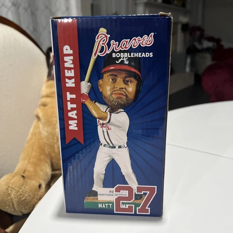 Matt Kemp Atlanta Braves Bobblehead New in box Cover