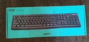 Teclado estándar Logitech K120 USB con cable muy bueno - Imagen 1 de 8
