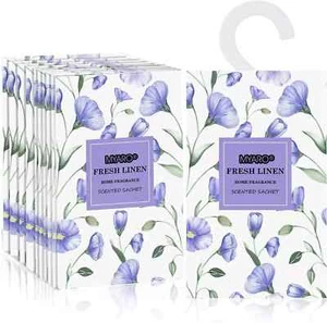 12 Pcs Linen Scented Sachets for Drawer and Closet, Long-Lasting Sachets Bags Ai - Picture 1 of 5