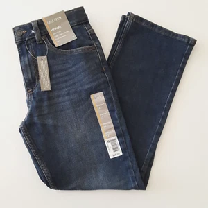 Falls Creek Boys Size 12 Straight Leg Jeans Adjustable Waist Blue Denim - Picture 1 of 9