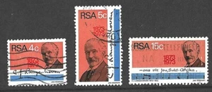 SÜDAFRIKA 1973 - 3er Set - SG 335 bis 337 - C J LANGENHOVEN - fein gebraucht - Bild 1 von 2