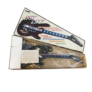 1989 TYCO HOT LIXX Electronic Electric Toy Guitar - In Box w/ Manual *READ* - Picture 1 of 24