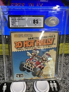 1988 Nintendo Famicom Grand Prix II 3D Hot Rally Graded UKG 85 Pre-Mario Kart - Picture 1 of 9