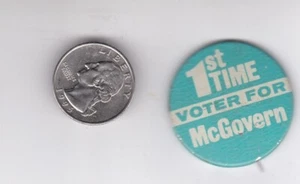 Prima volta elettore per McGovern 1972 presidente - Foto 1 di 1
