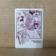 2015 Topps Archives Printing Plates Magenta #235 Giancarlo Stanton 1/1