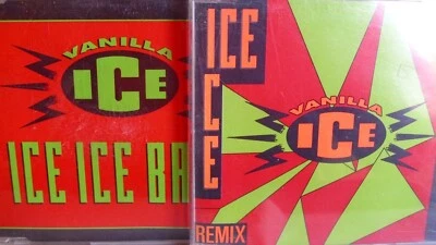 Vanilla Ice- Ice Ice Baby & Remix- EMI 1990- 2 MCDs- Made in Germany- lesen - Bild 1 von 2