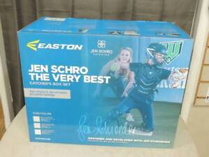 Easton Jen Schro The Very Best Catchers Gear Box Set White Size Large NEW IN BOX