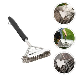 BBQ Cleaning Brush Stainless Steel Grill Brush Metal Barbecue Grill Brush - Picture 1 of 12