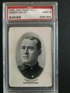1906	Fan Craze NL	Joseph	Kelley HOF		PSA 9		Cincinnati 1447 - Picture 1 of 1