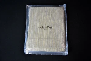 VTG NEW Calvin Klein Home Pillowcases 2 King Size Folded Effect Citronelle 10724 - Picture 1 of 4