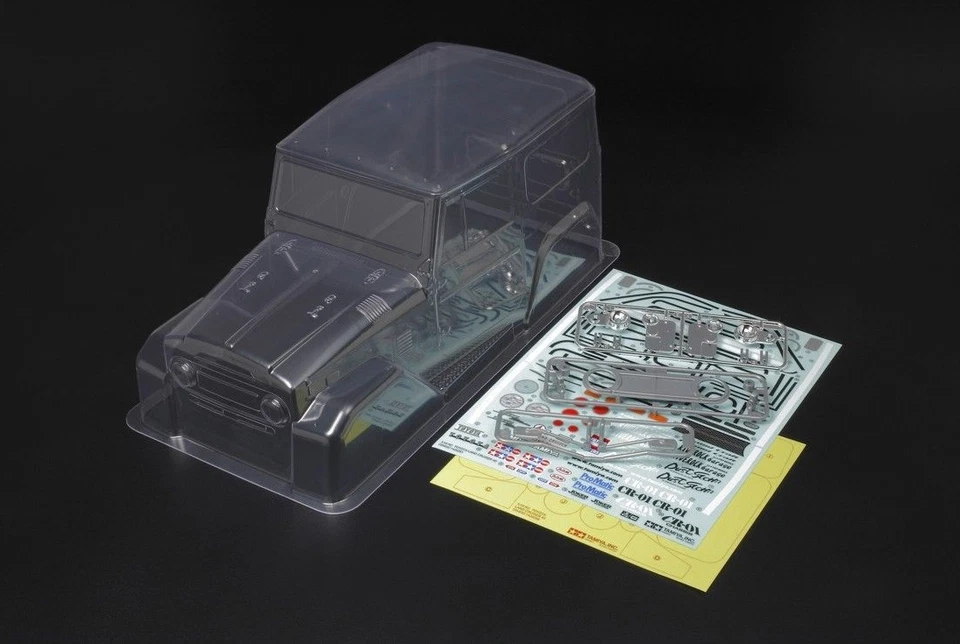 Tamiya 51331 1/10 RC Truck Toyota Land Cruiser 40 Body Parts Set For CR01/CC01 - Image 1 of 1