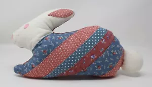 Vintage Handmade Quilted Bunny Rabbit - Stuffed Animal - Decoration - Easter - Picture 1 of 6