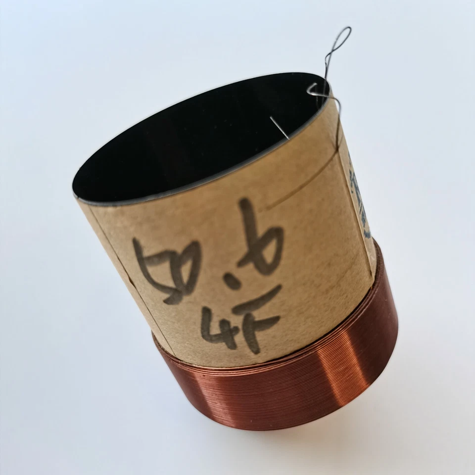 1 pieza ID: 50.6mm OD:53.5mm 2" 4F 8 ohm bocina bobina de voz woofer altavoz bajo Foto 1 de 1