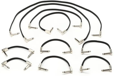 Ernie Ball Flat Ribbon Patch Cables Pedalboard - Multi Pack - Image 1 of 4