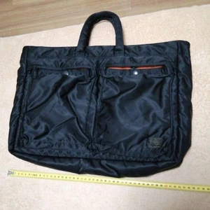 [Descontinuado] PORTER TANKER Yoshida Nylon Maletín Bolso de Negocios Negro - Imagen 1 de 20
