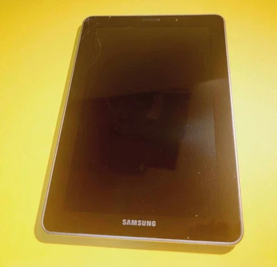 *CRACKED SCREEN* BLACK SAMSUNG GALAXY TAB 7.7" GT-P6810 WIFI 16GB ANDROID TABLET - Image 1 of 4