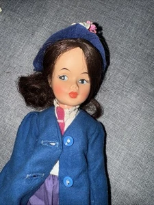 Mary Poppins Doll 1964 Horsman In Original Dress Coat Hat Boots Socks Vtg - Picture 1 of 9