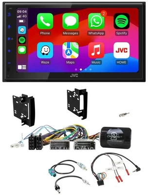 JVC Bluetooth USB Lenkrad 2DIN DAB Autoradio für Chrysler Dodge Jeep - Bild 1 von 4