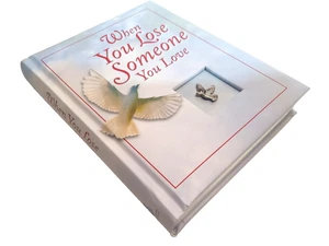 1st Edition When You Lose Someone You Love Hardcover Book with Dove Pin - Imagen 1 de 11