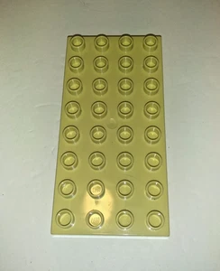 LEGO DUPLO Baseplate TAN BEIGE base plate - 4X8 - Picture 1 of 2