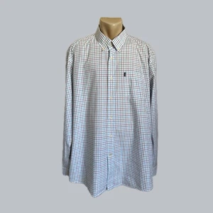 BARBOUR Herren Hemd weiß Baumwolle mit buntem Karomuster Gr. XXL - Bild 1 von 8